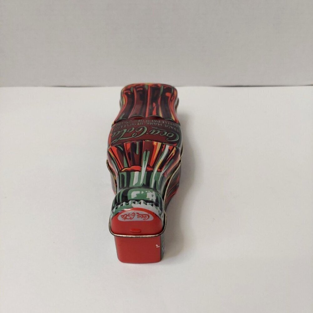 Vintage Coca Cola Soda Pop Bottle Shaped Tin Container Box 2003 Metal - Picture 4 of 13